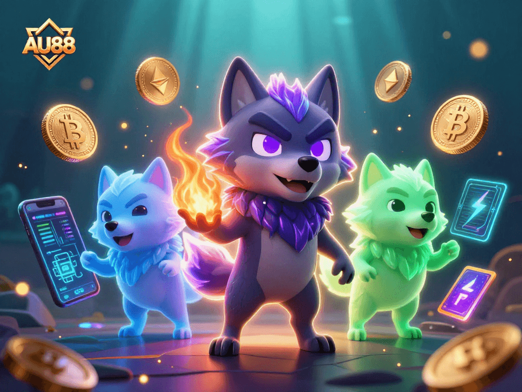 Experience thrilling gameplay at AU88 with immersive casino elements and ghostly wolf companions.