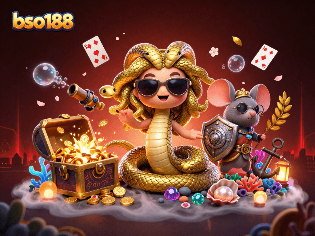 Win big with bso188 at a vibrant 3D casino scene filled with gold and excitement!