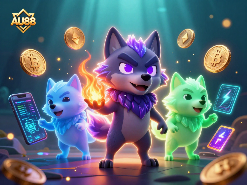 Experience thrilling gameplay at AU88 with immersive casino elements and ghostly wolf companions.