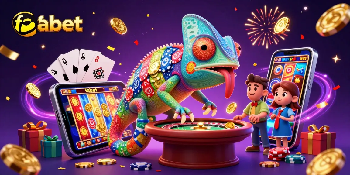 Experience excitement and winning with fabet in this vibrant casino scene.