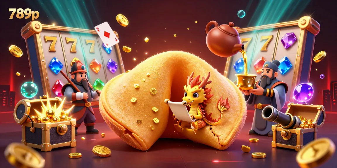 Engage with the exciting world of 789p as golden fortunes and slots come alive in a dynamic casino scene.