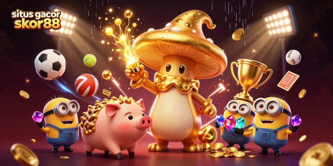 Experience thrilling wins at situs gacor skor88 with dynamic sports betting action and vibrant illustrations.