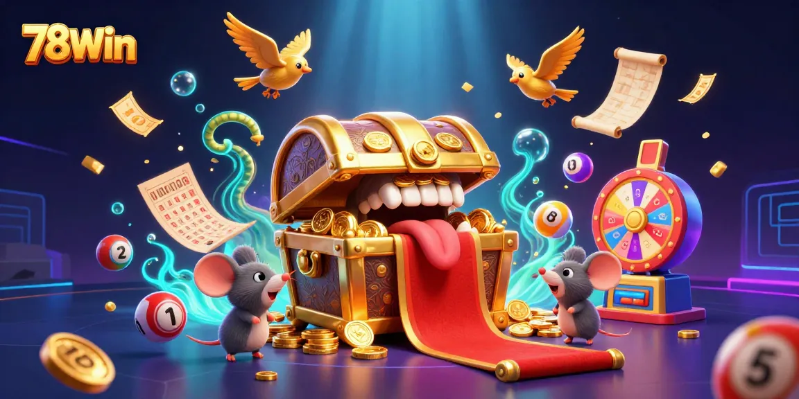 Experience thrilling wins with 78Win as cartoon mice chase golden treasures and prizes.