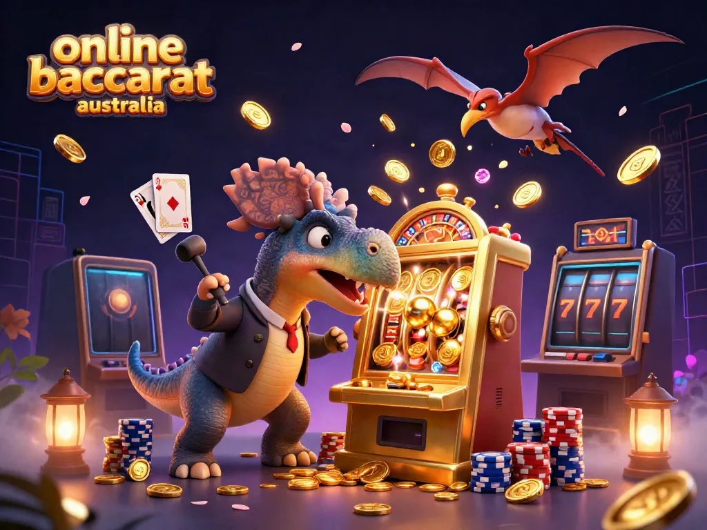 Experience thrilling online baccarat Australia with vivid casino elements and dynamic characters.